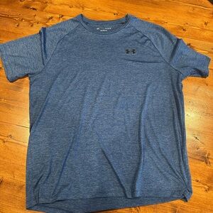 Under Armour Men's Heathered Blue Tee